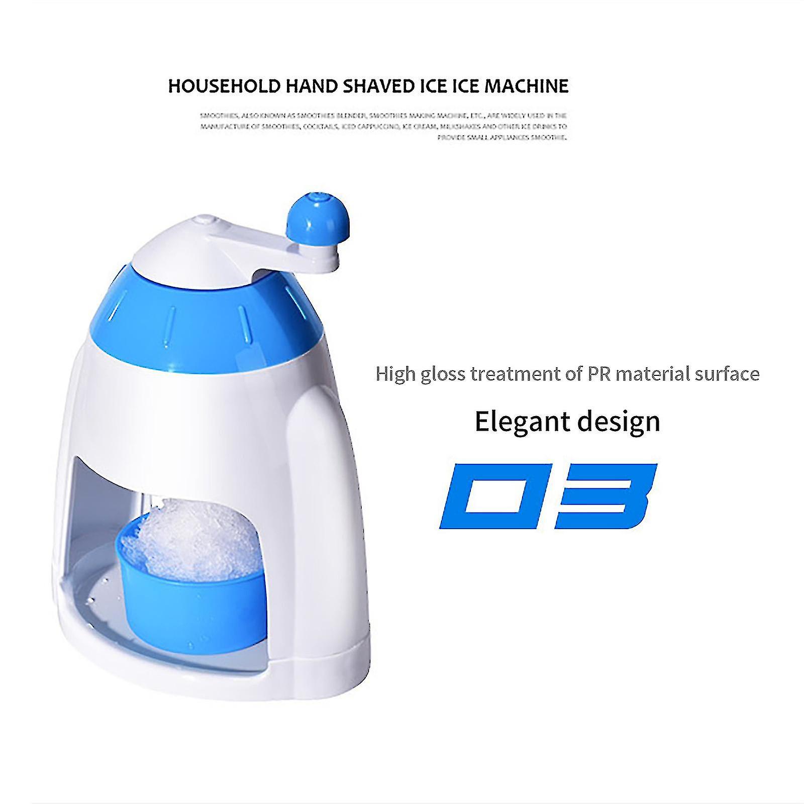 Manual Ice Shaver Ice Crusher And Shaved Ice Machine With Free Ice Trays