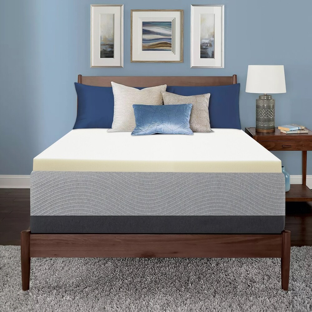 Onetan 1 inch/2 Inch Foam Topper Adds Comfort to Mattress.