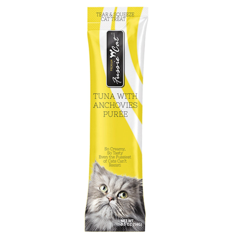 Fussie Cat Puree Tuna  Anchovies Cat Treat