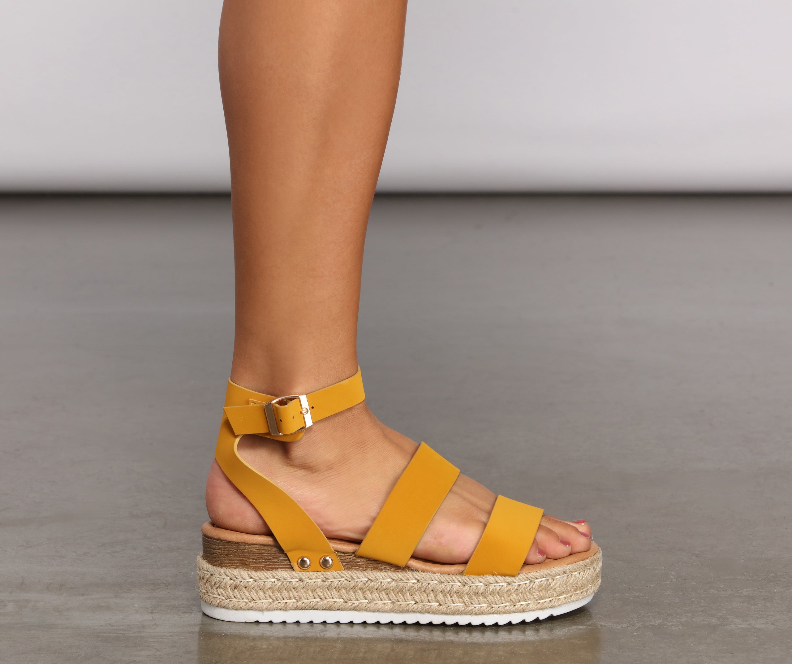 Summer Days Espadrille Platform Heels