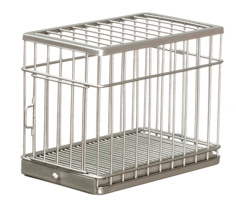 Dolls House Galvanised Large Dog Cage Miniature 1:12 Scale Pet Accessory