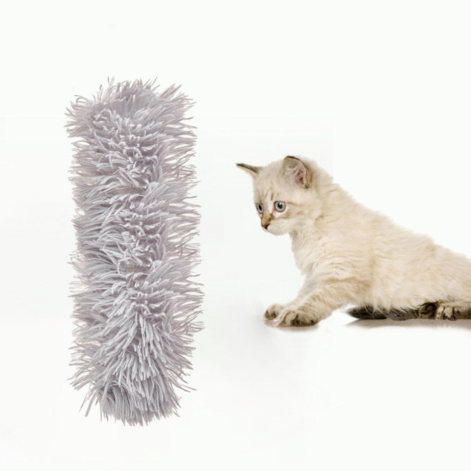 Crinkle Sound Catnip Toys Cat KICKER Toys Soft Comfortable Interactive Cat Pillows Kick Sticks for Pets Accessories Rubbing Playing Exercise Gray