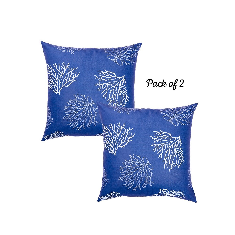 Nautica Red Reef Throw Pillow Cover (Set of 2)