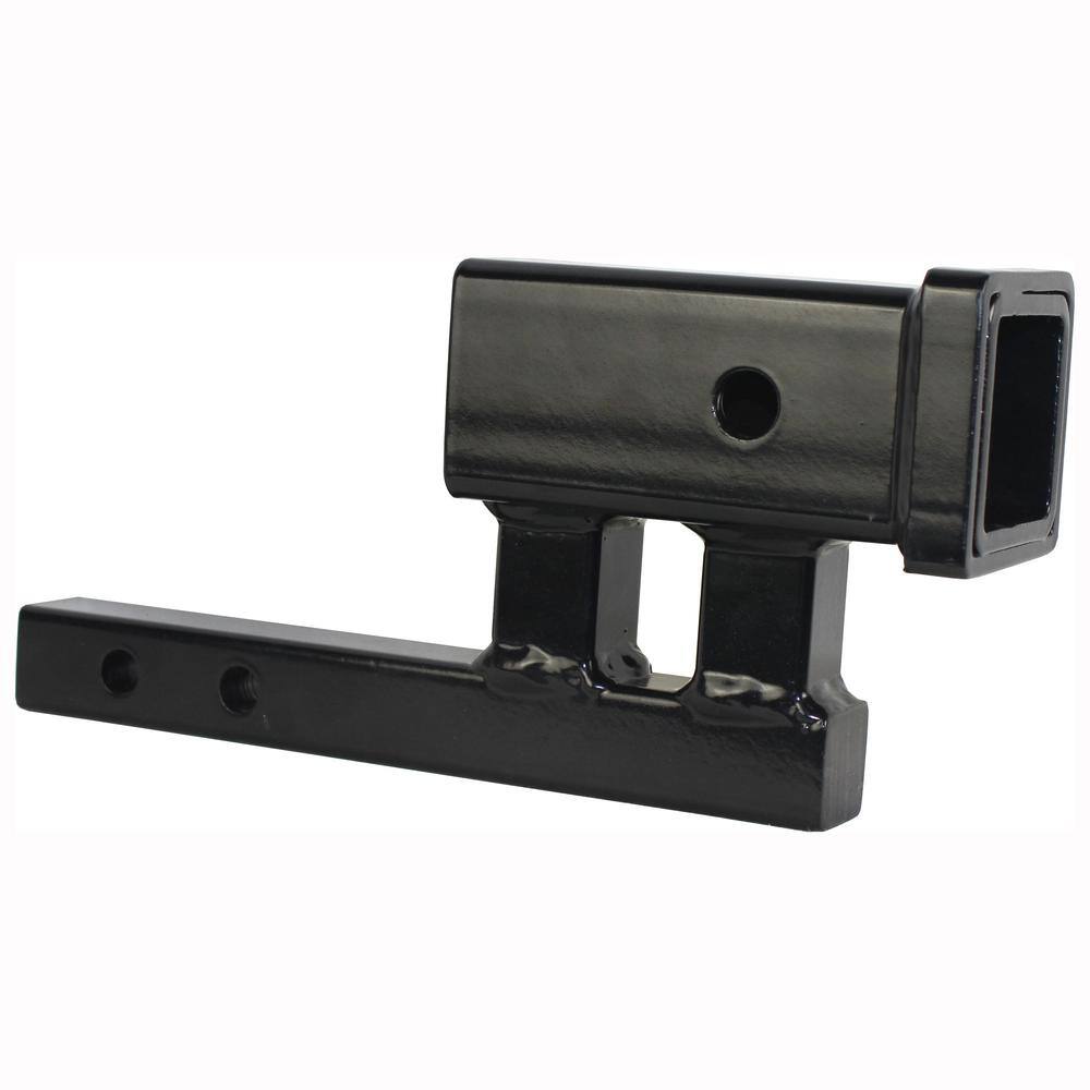 MaxxHaul Hitch Adapter with 4 in. Rise and 3-38 in. Drop for Class I and II Receivers 80875