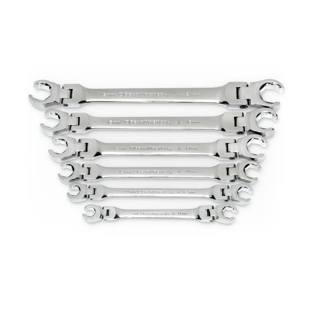 GEARWRENCH Flare Nut Wrench Set 6 Pc. Metric Flex 81911D from GEARWRENCH