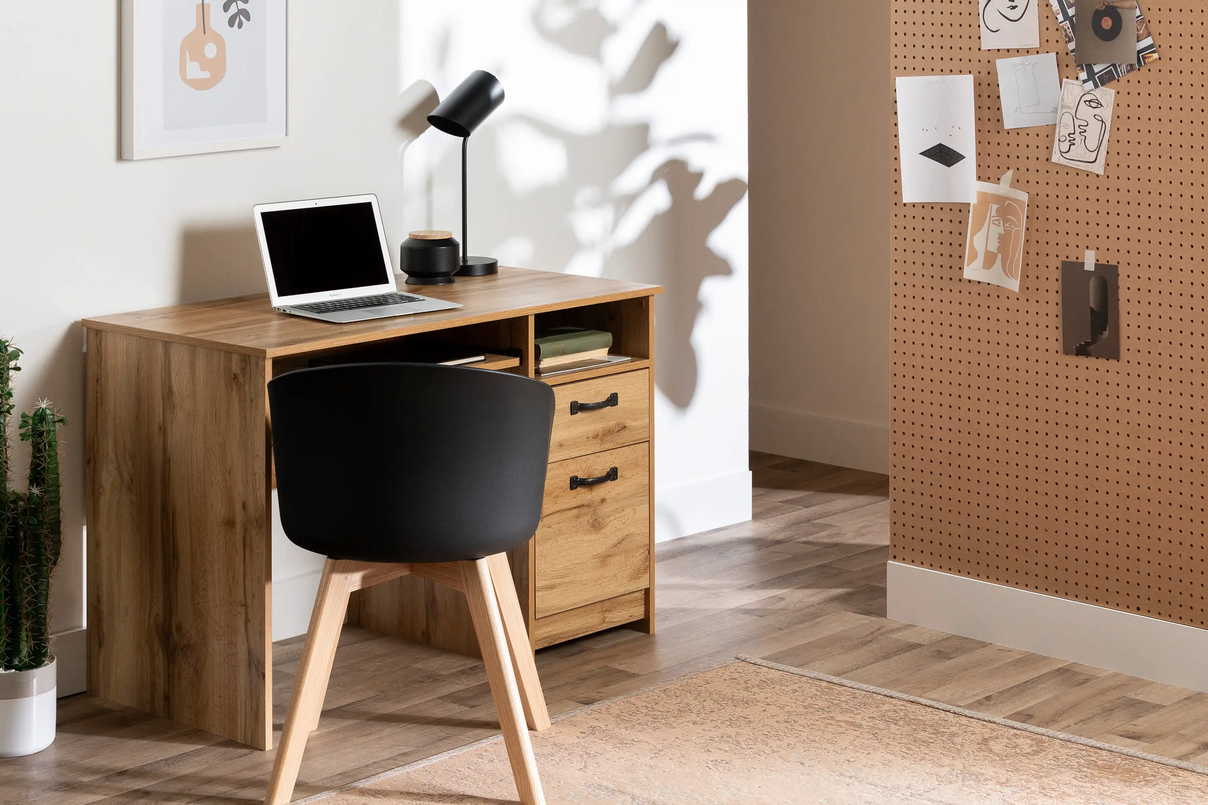 Tassio Light Brown Desk - South Shore