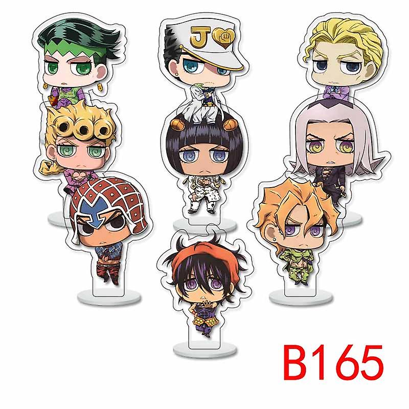 9pcs/set Anime Demon Slayer Acrylic Stand Model Kimetsu No Yaiba Tanjirou Nezuko Figure Decoration Action Plate Toys，orange