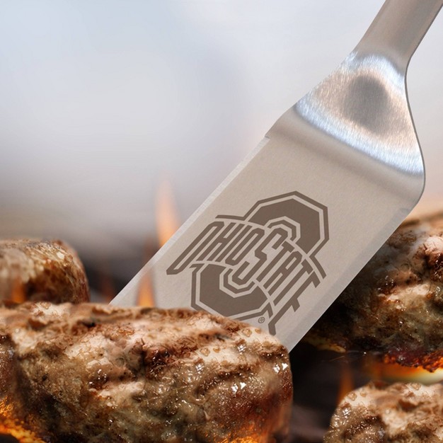 Ncaa Ohio State Buckeyes Stainless Steel Bbq Spatula With Bottle Opener