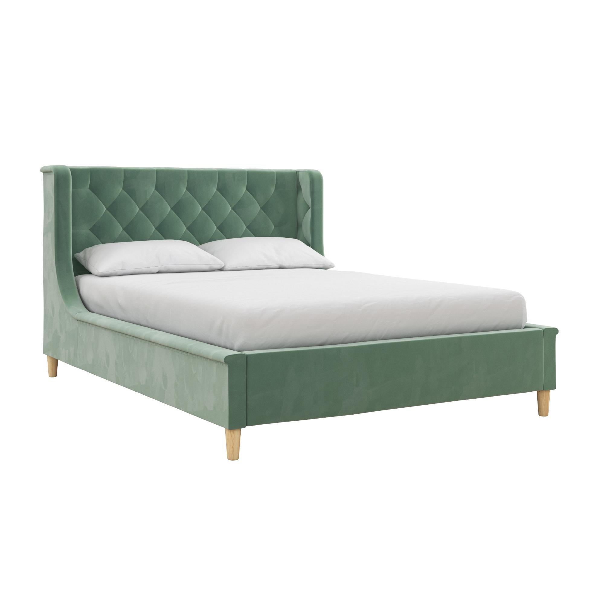 Little Seeds Monarch Hill Ambrosia Kids' Full Upholstered Bed, Teal Velvet