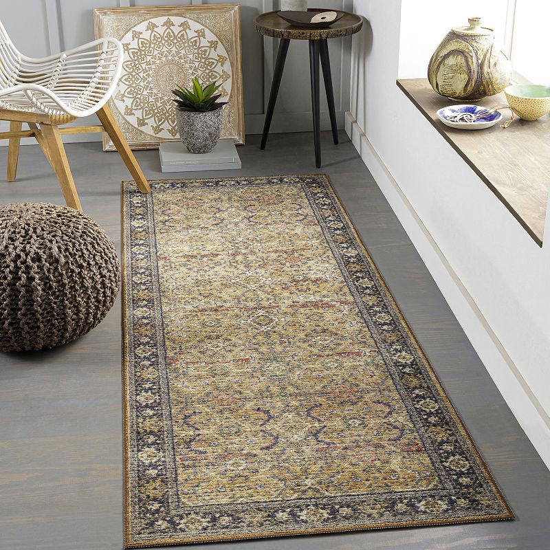 Decor 140 Alais Traditional Washable Area Rug