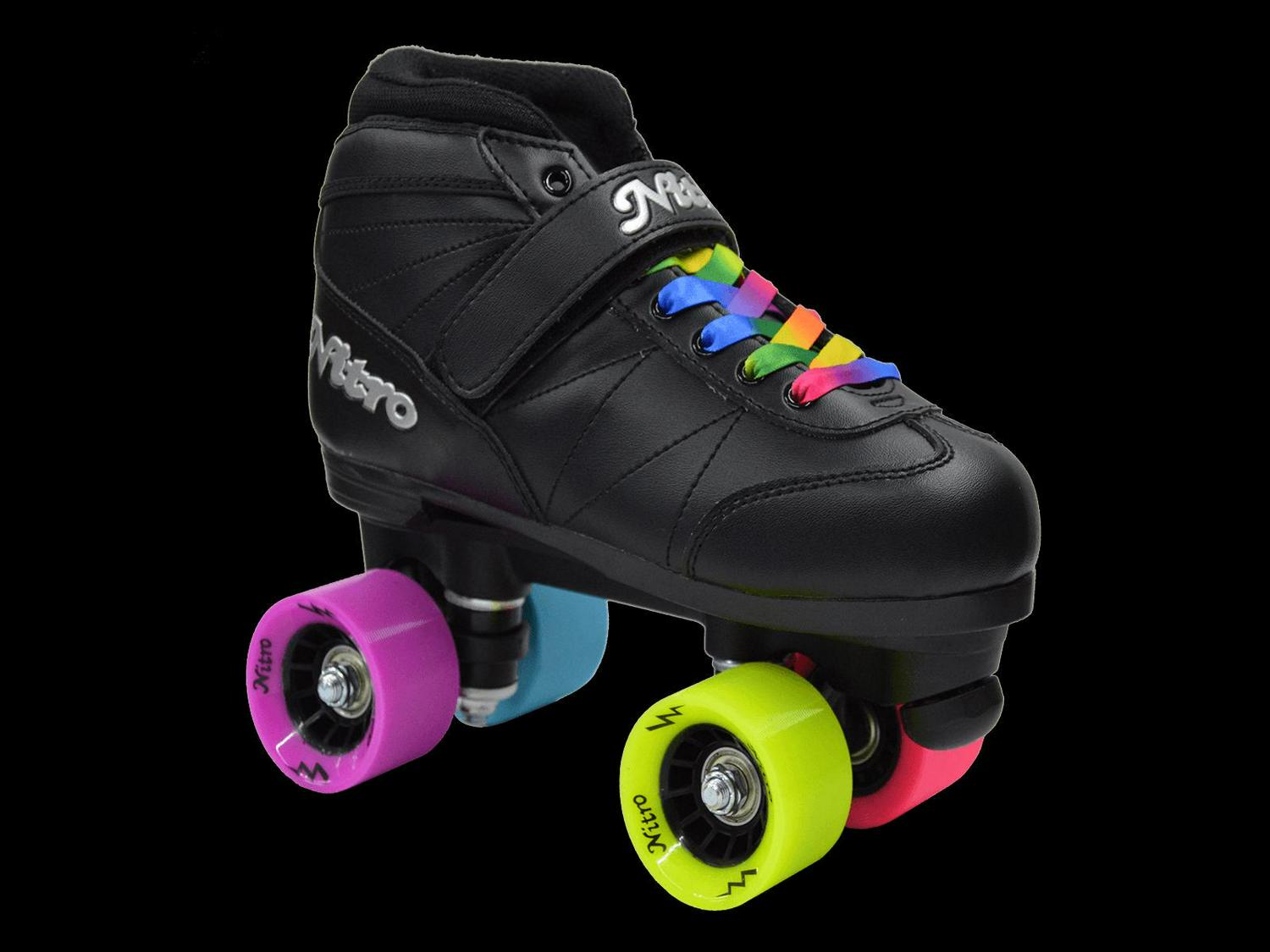 Epic Skates Rainbow Nitro Quad Speed Skates