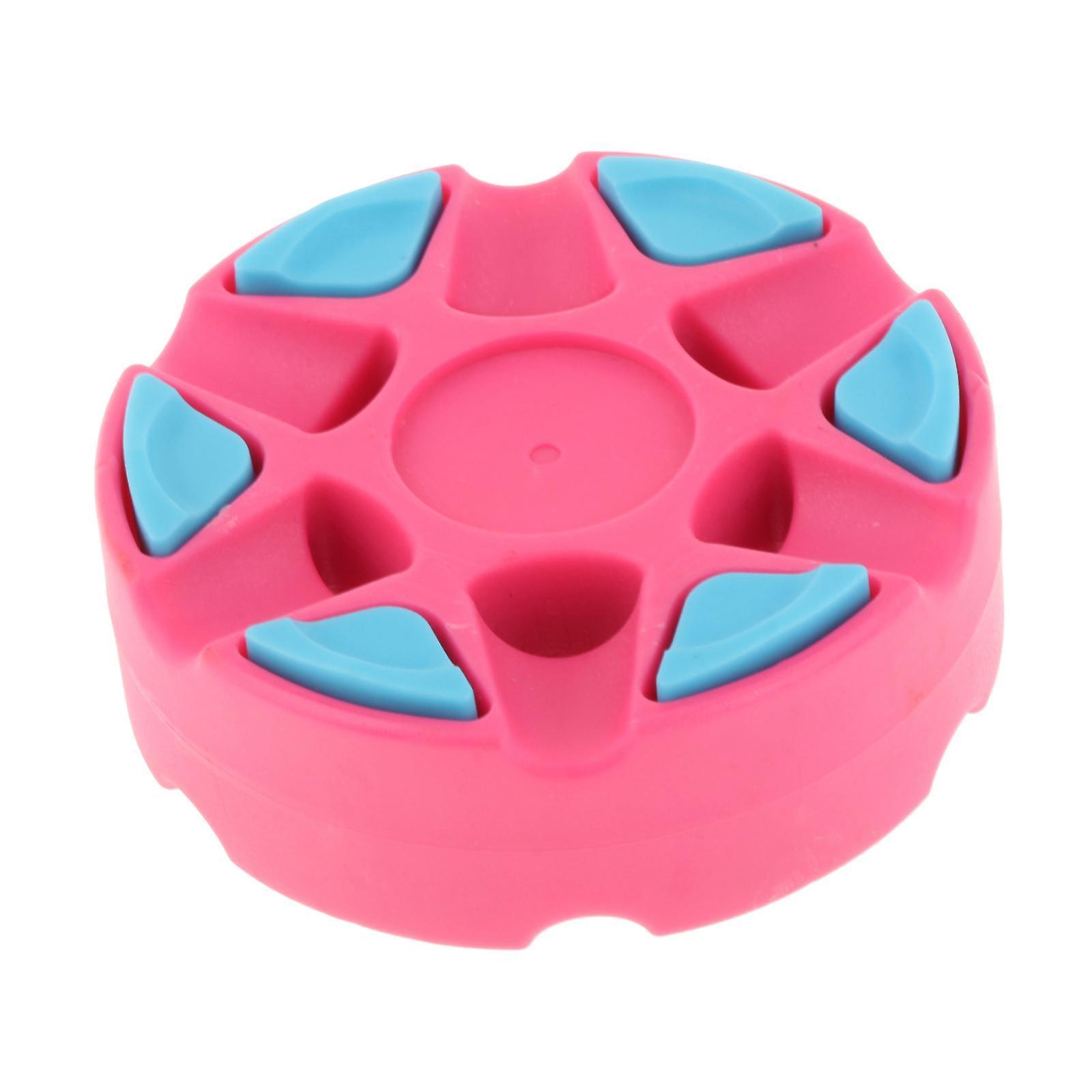 Inline Roller Hockey Puck Durable Multifunctional Ice Hockey Puck Equipment Pink