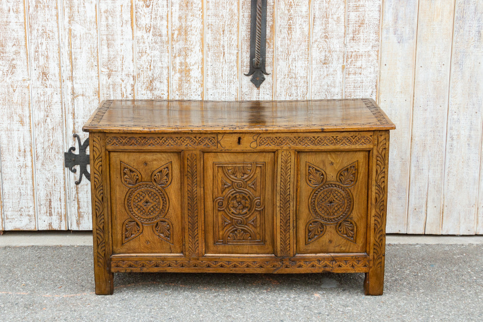 Handsome Early 19th Century English Chest   Mediterranean   Accent Chests And Cabinets   by De cor  Houzz