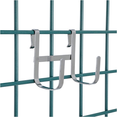 Metro HK26C - Super Erecta Shelf Accessory， Double Snap-On Hook， 3-7/16