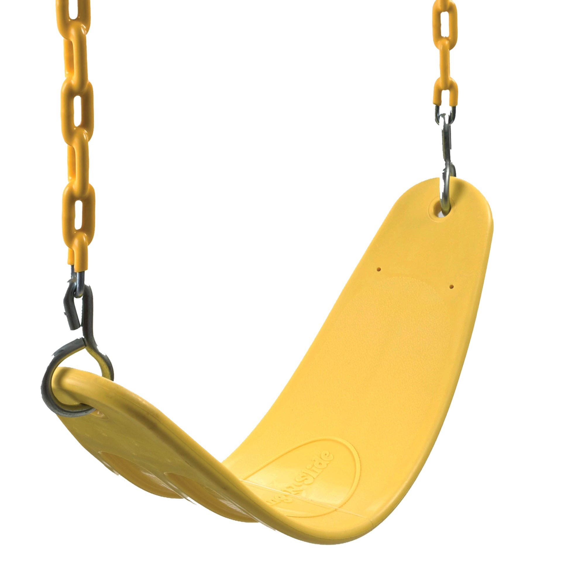 Swing-N-Slide Heavy Duty Swing Seat - Yellow with Yellow Chains