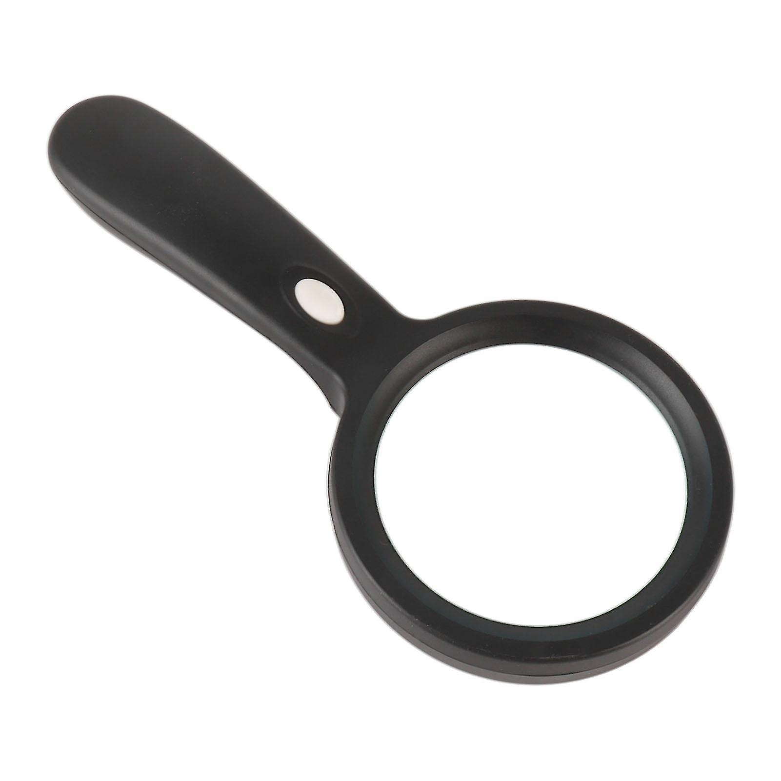 Magnifying Glass 10X Portable Handheld Magnifier with 12 LED Light for Seniors Reading Repairing Inspection