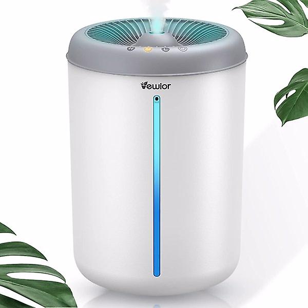 Humidifiers For Bedroom Large Room， Won't Leak Vewior 4.5l Top Fill Cool Mist Last 60 Hours， Air Humidifier And Diffuser 2 In 1， Easy To Clean Super Q