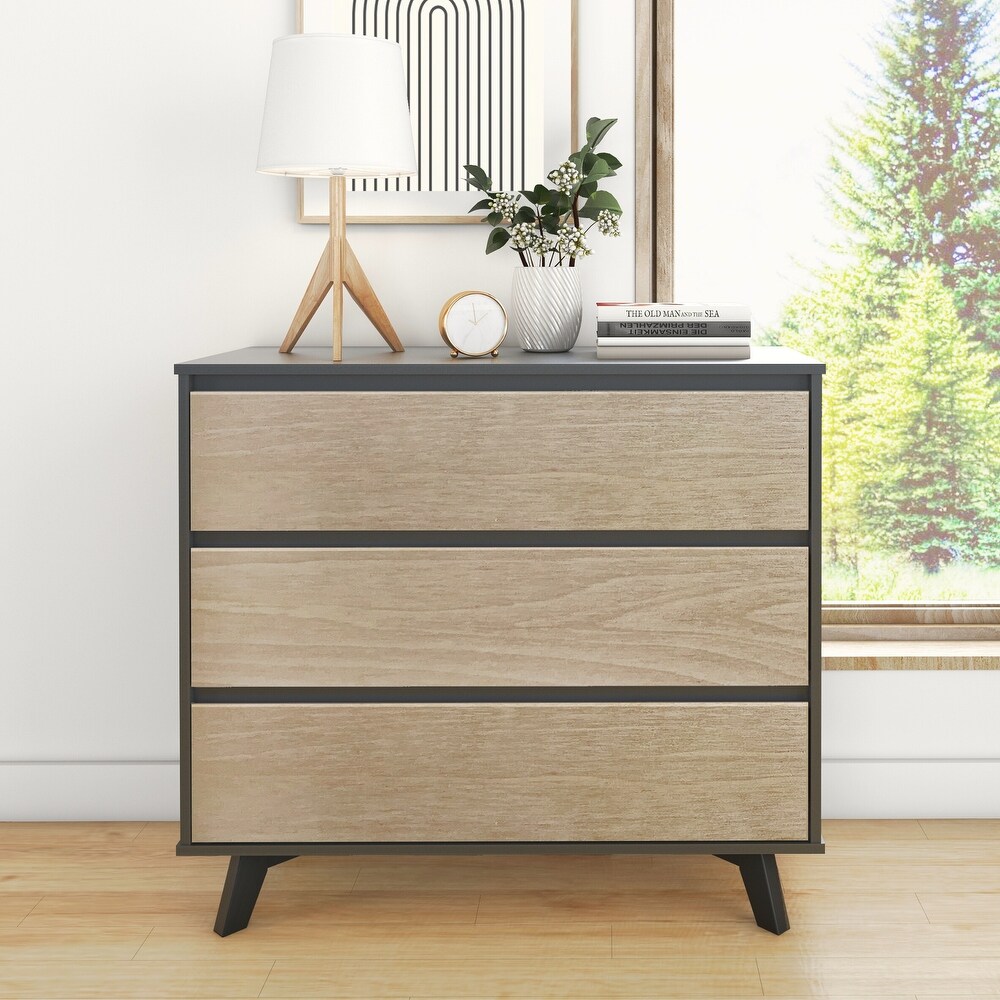 Max and Lily Scandinavian 3 Drawer Dresser