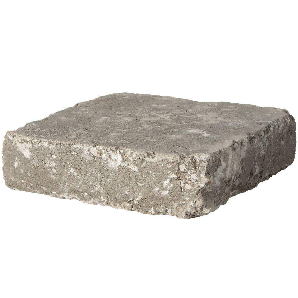 Pavestone RumbleStone Square 7 in. x 7 in. x 1.75 in. Greystone Concrete Paver (288 Pcs.  98 Sq. ft.  Pallet) 91134