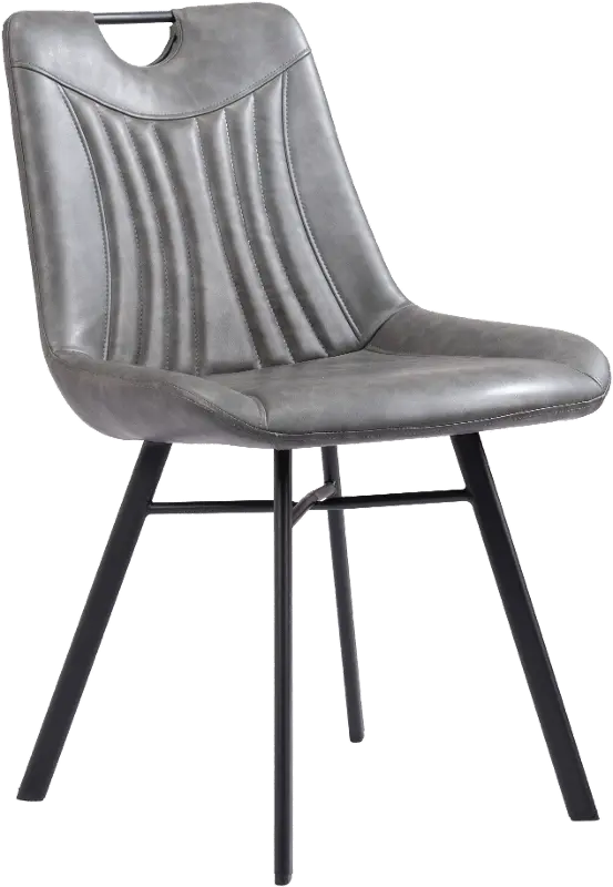 Tyler Gray Velvet Dining Chair， Set of 2