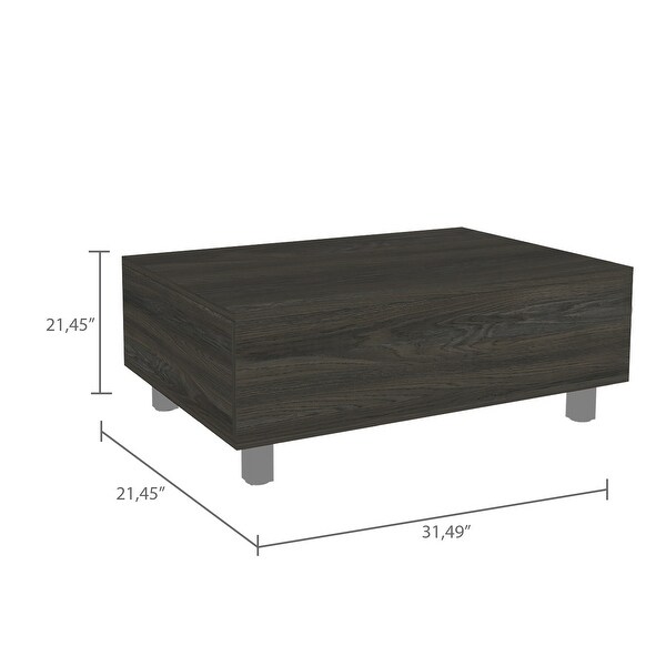 Lift Top Coffee Table with Four Legs