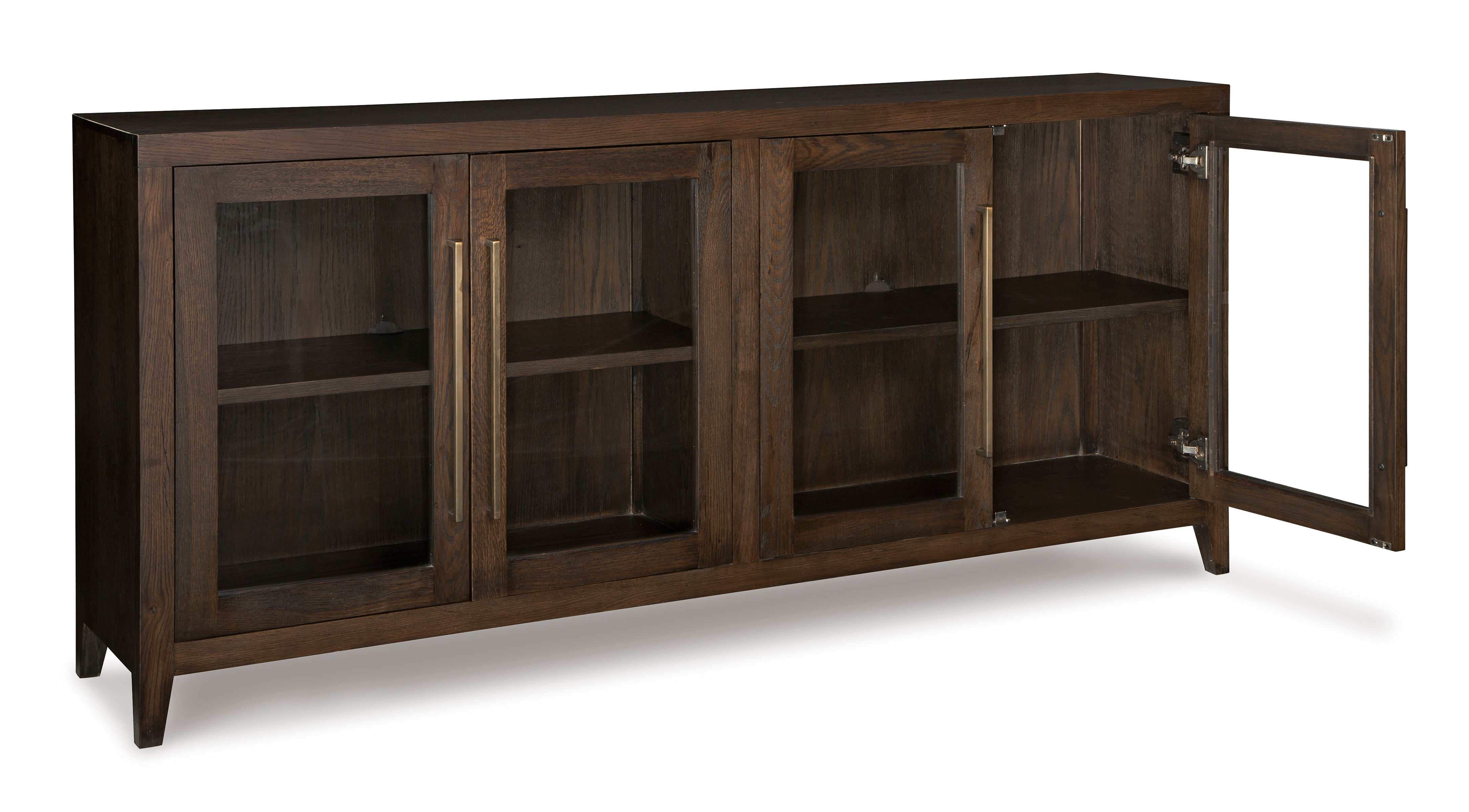 (Online Special Price) Balintmore Dark Brown Accent Cabinet