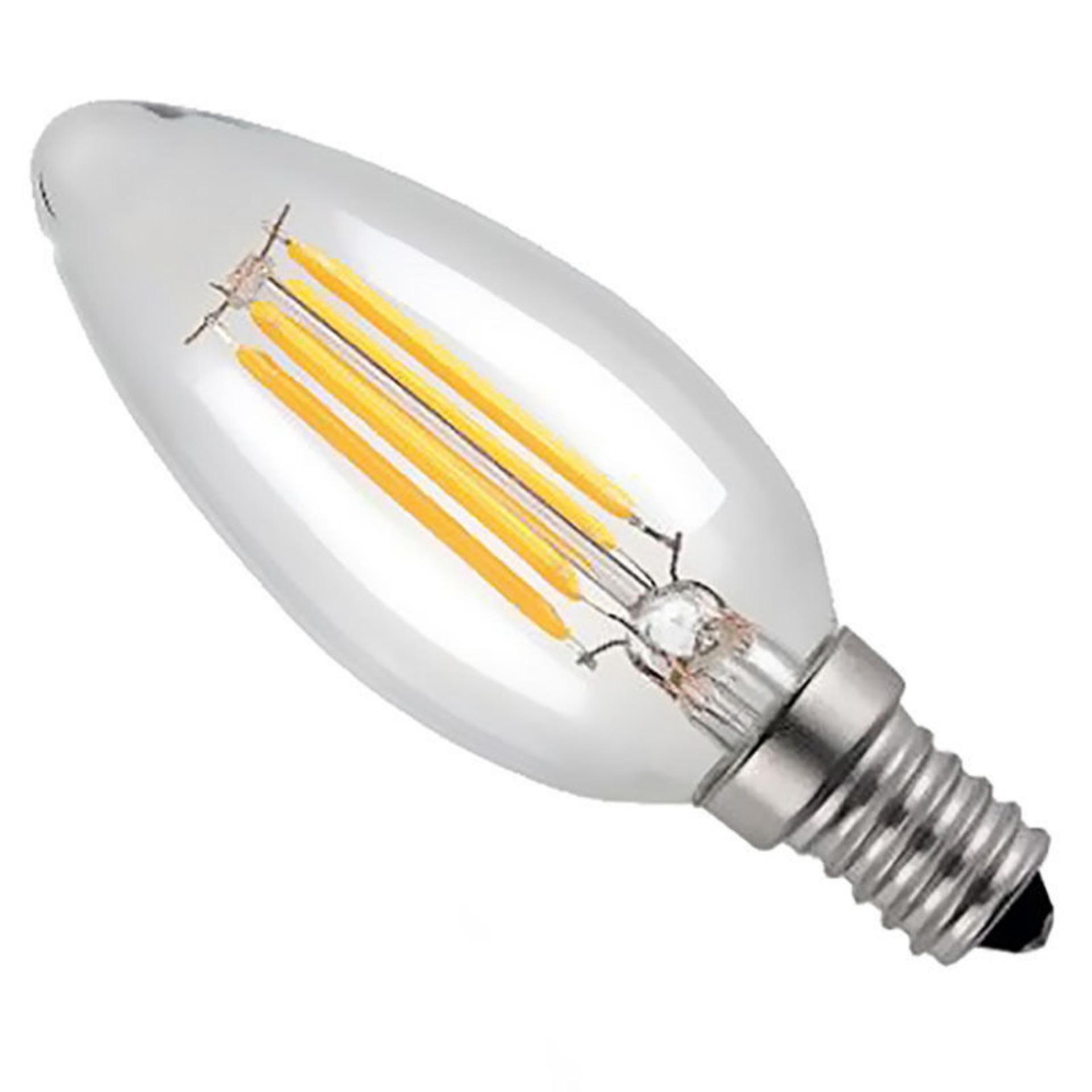 E14 4w Edison Cob ment Retro Led Light Candle/flame Bulb Lamp Chandelier