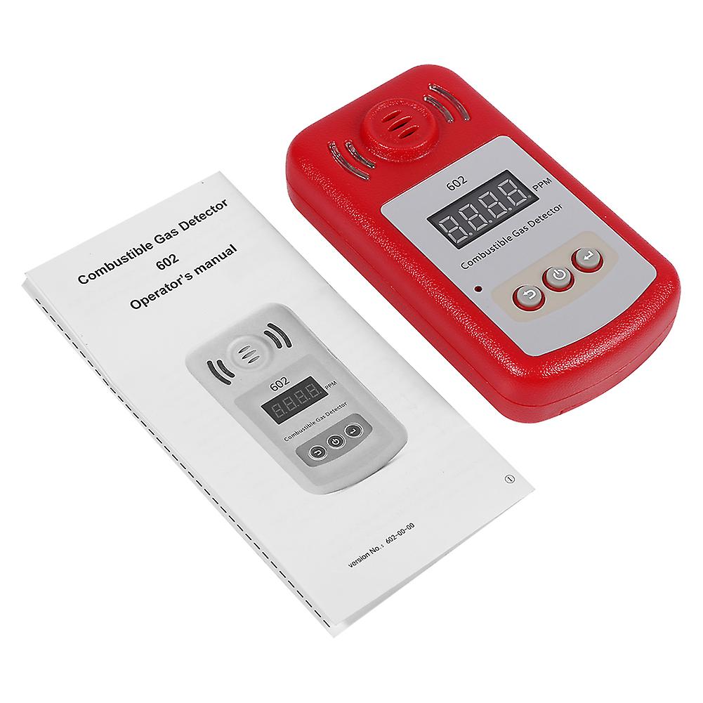 1pc 300-10000ppm Combustible Natural Gas Methane Leak Detector With Sound Alarm and Light Flash