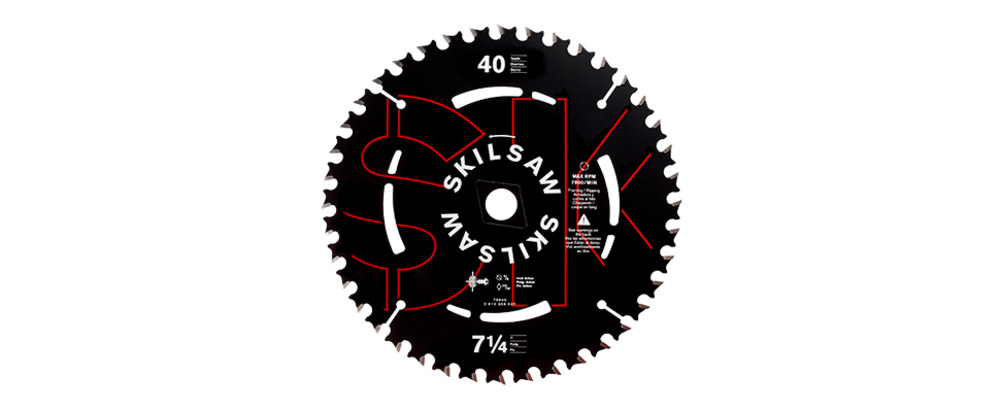 7-1/4In X 40T FRAMING SAW BLADE ;