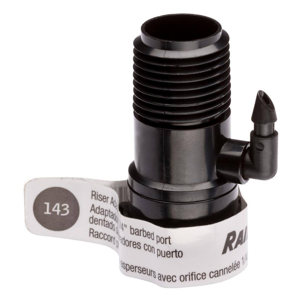 Rain Bird 12 in. Riser Adapter with 14 in. Barbed and 12 in. Threaded Outlets RISMAN1SX