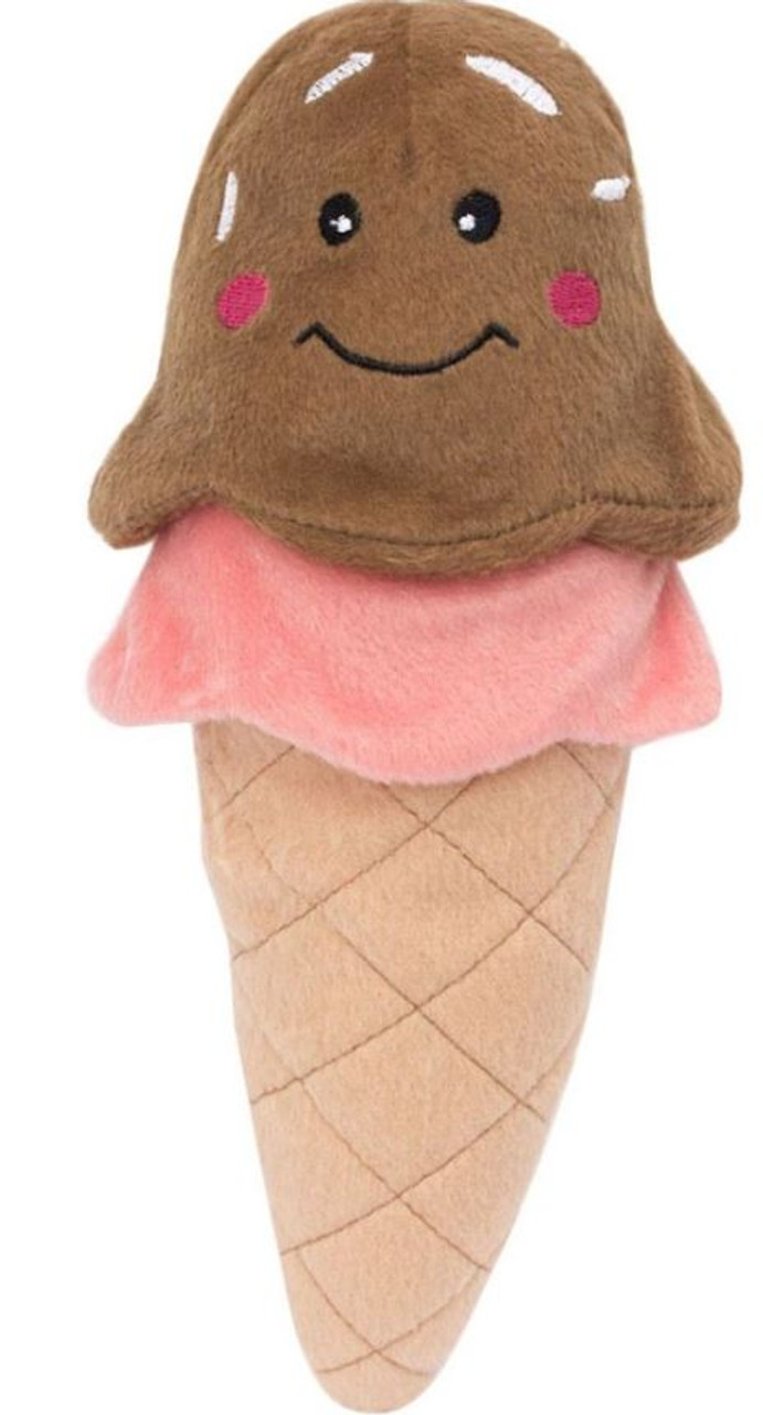 Zippy Paws NomNomz Ice Cream Plush Dog Toy