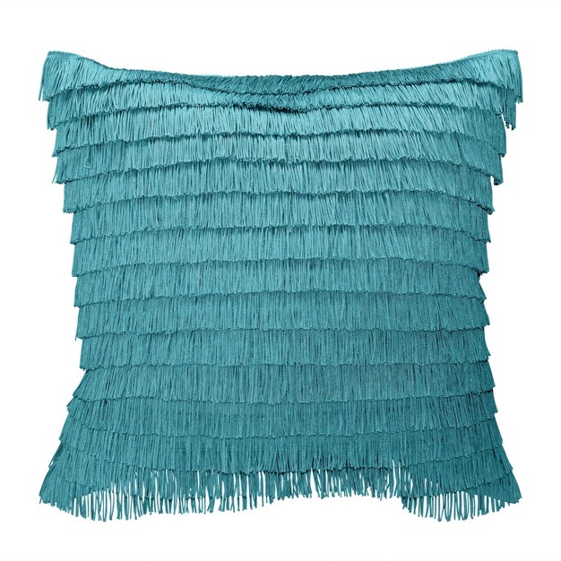 Oversize Gatsby Fringe Square Throw Pillow Edie home