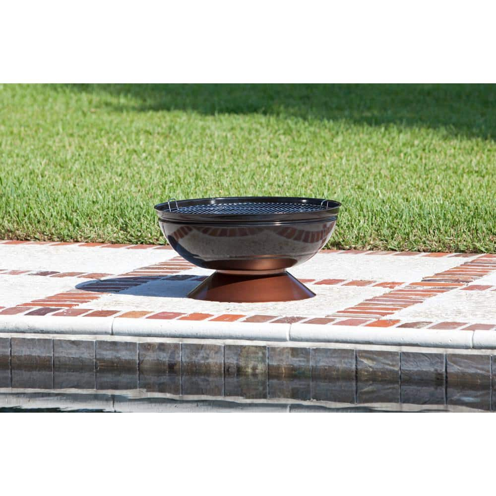 Fire Sense Degano 26 in. Round Steel Fire Pit 62242