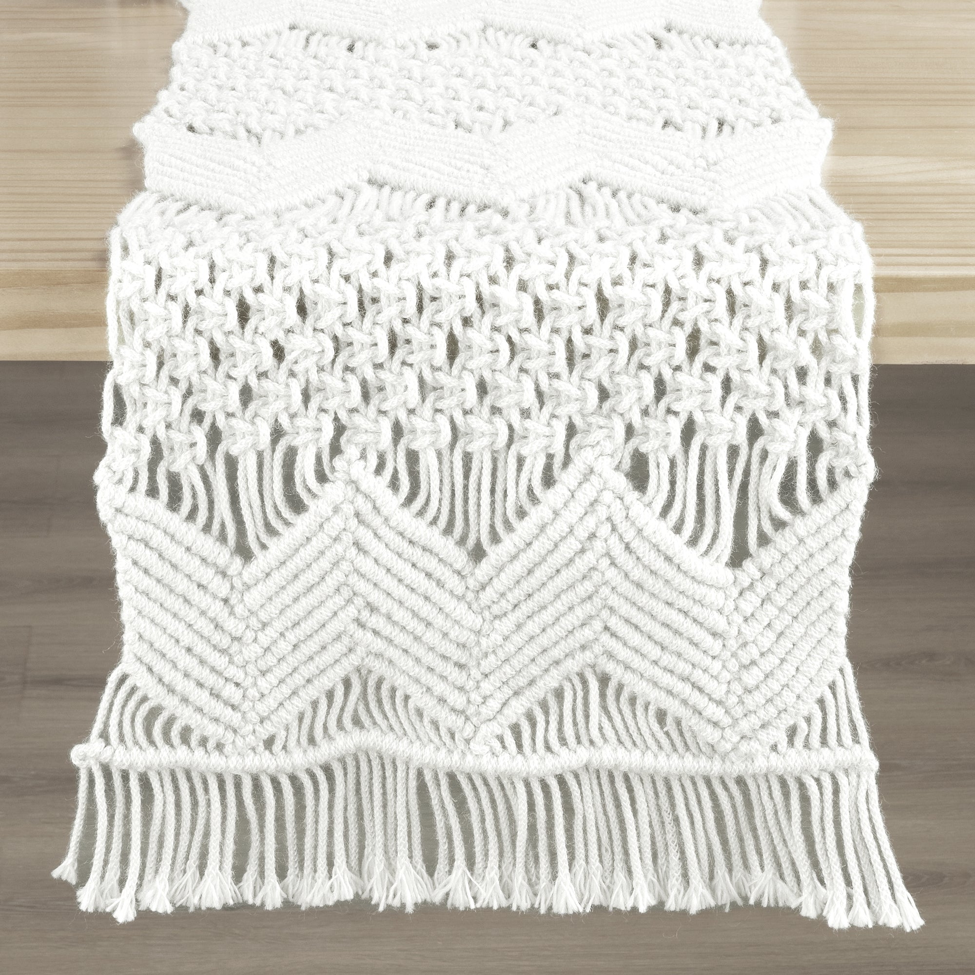 Boho Macrame Indoor/Outdoor Table Runner