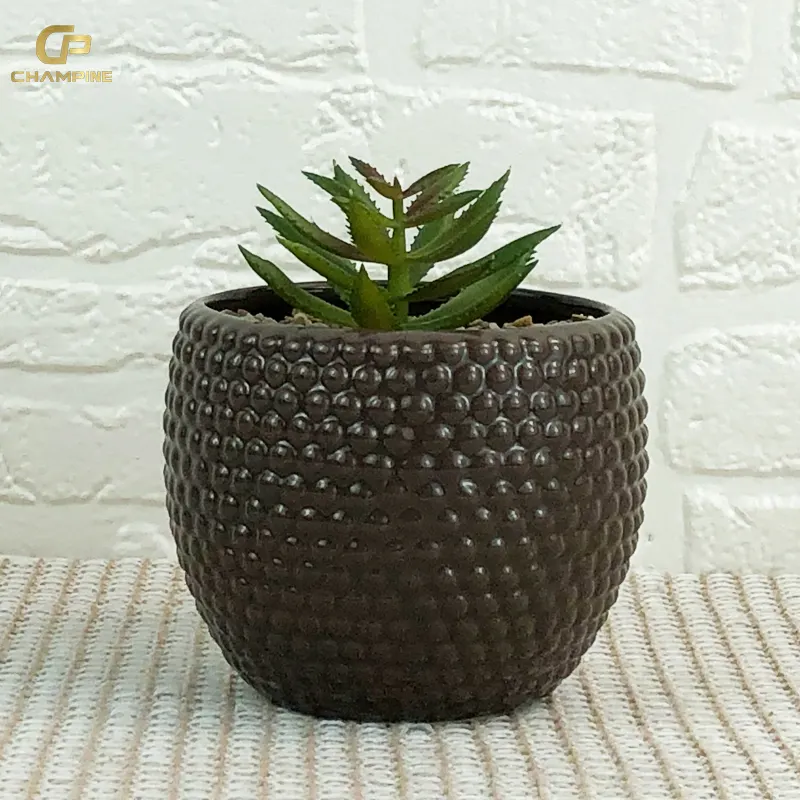 Garden supplies Artificial Plant Decoration Succulent Garden Pots   Planters Home Decor Ceramic Flower Pot