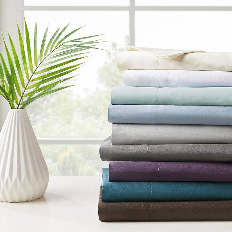 Sleep Philosophy Liquid Cotton 300-Thread Count Sheet Set and Pillowcases