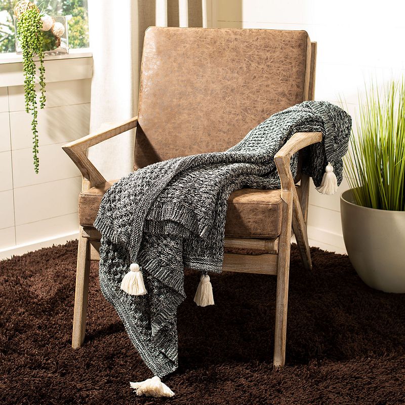 Safavieh Pennie Knit Tassel Throw