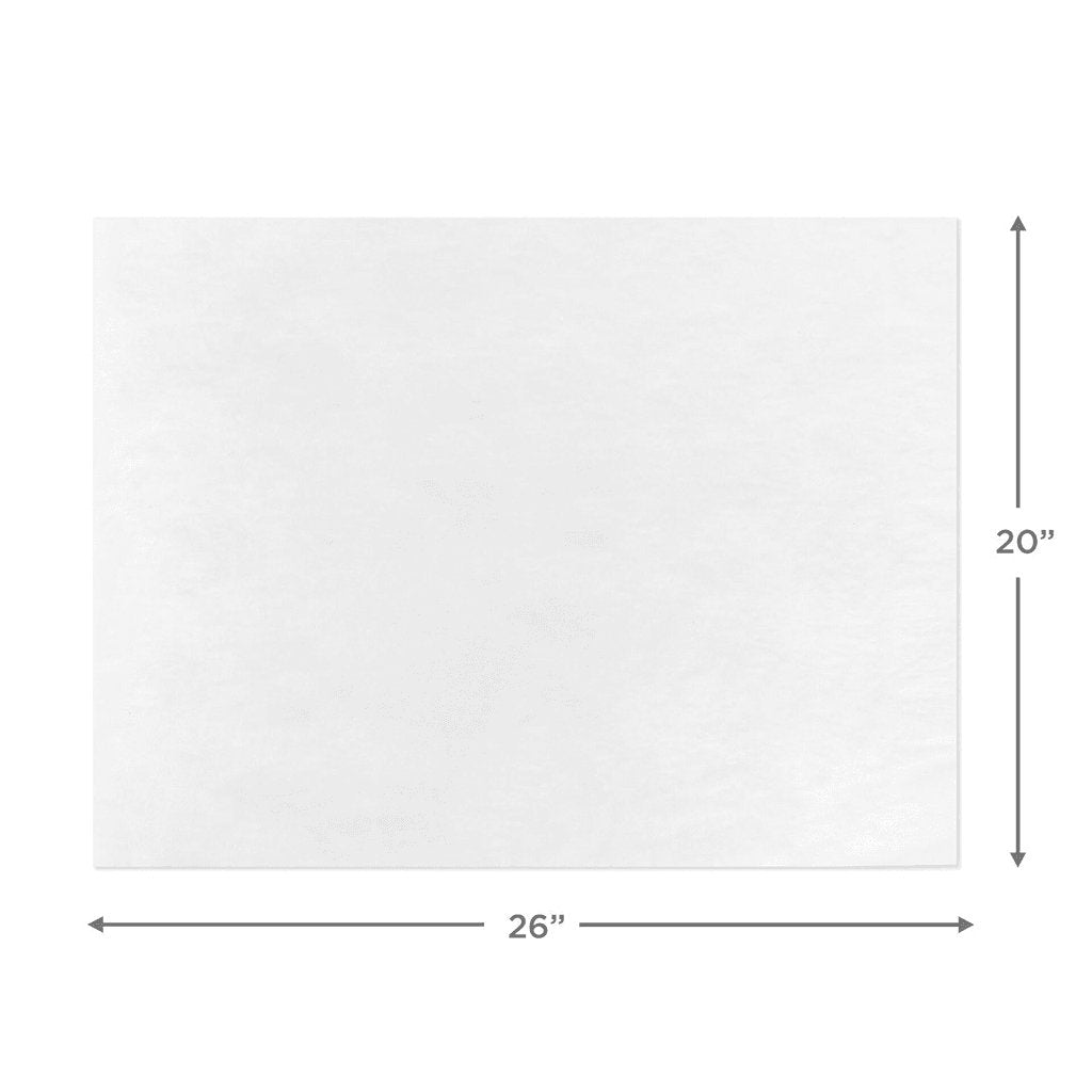 Hallmark  Solid White Tissue Paper, 8 sheets