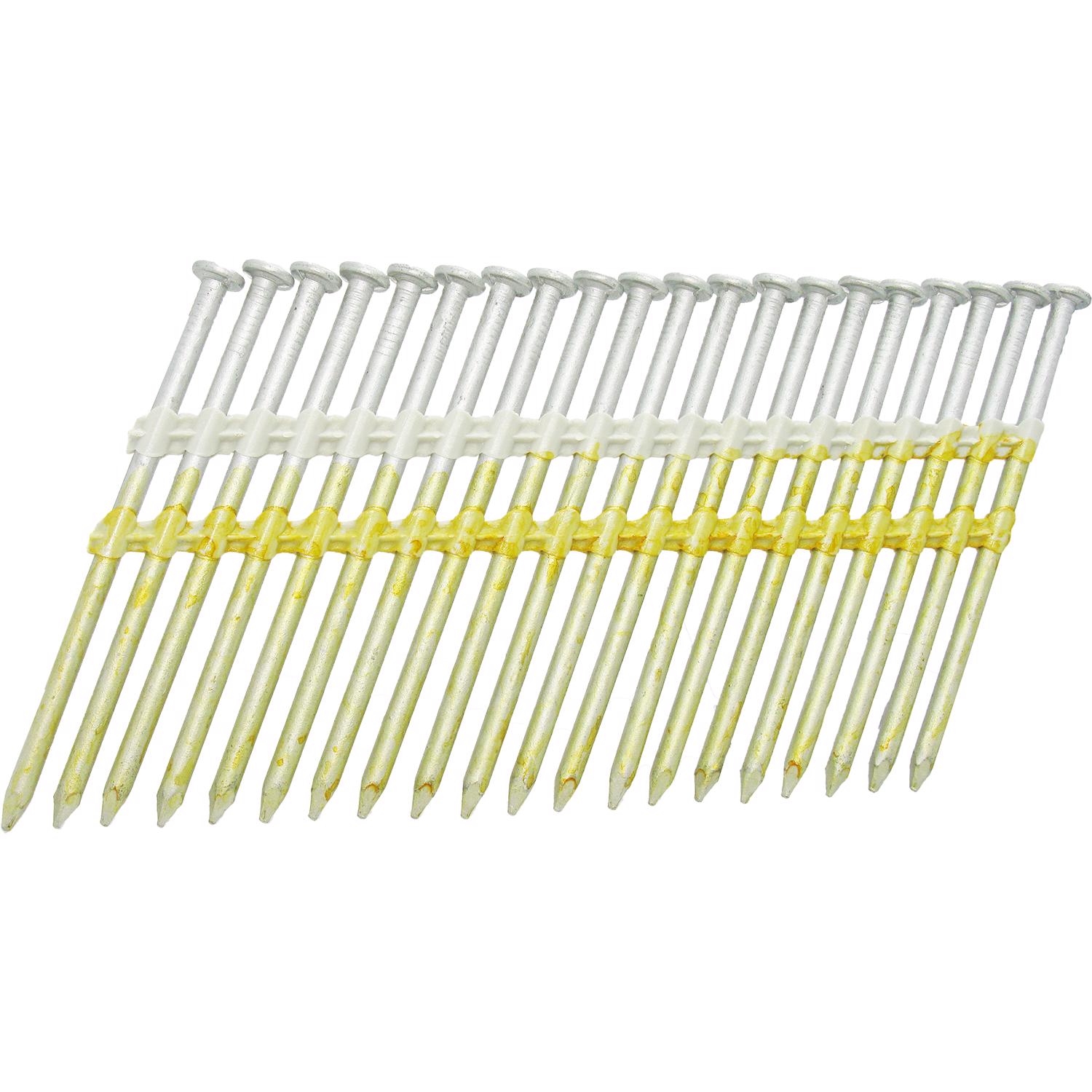 Grip-Rite 3-1/4 in. 10 Ga. Angled Strip Hot-Dip Galvanized Framing Nails 21 deg 1000 pk