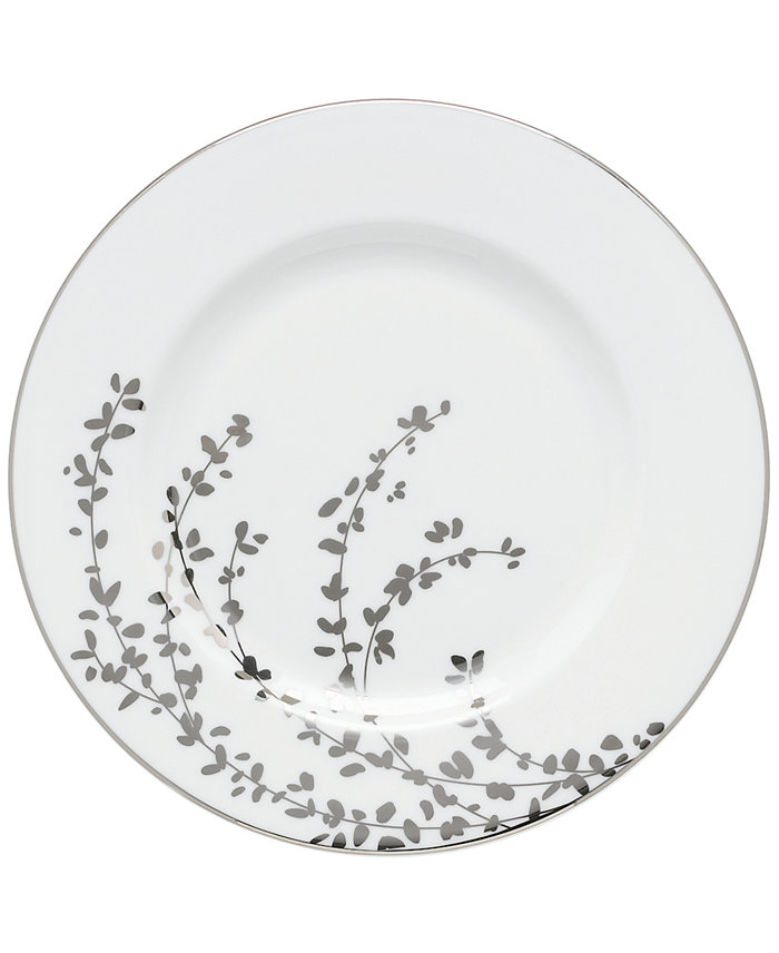 kate spade new york Gardner Street Platinum Salad Plate