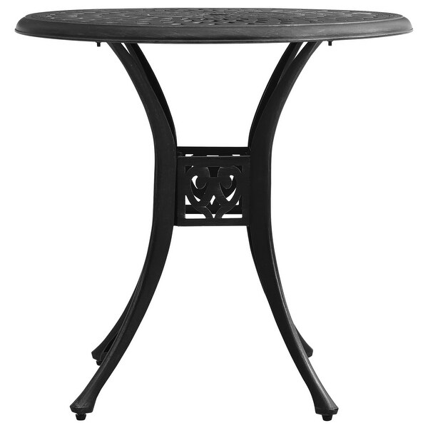 vidaXL Patio Table Black 30.7