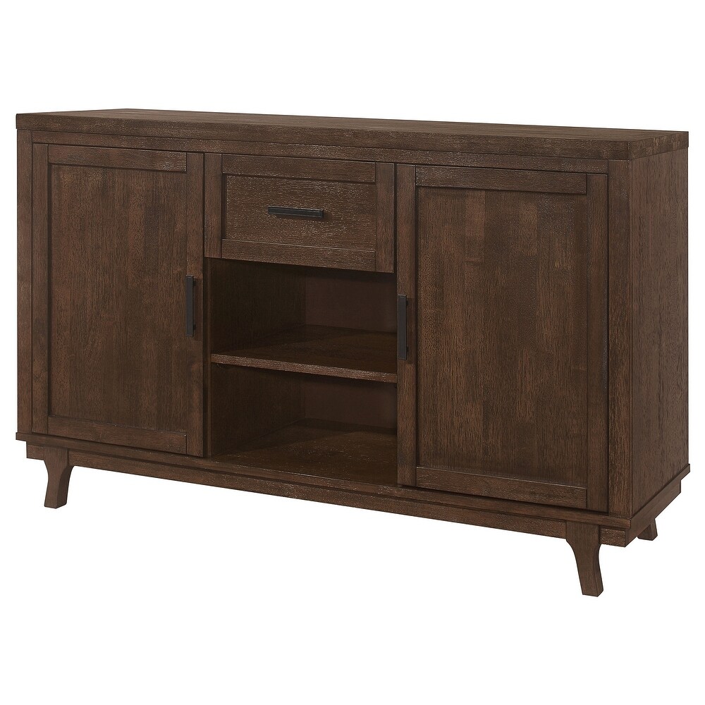 Coaster Furniture Reynolds 2 door Dining Sideboard Server Brown Oak   59.00'' x 17.75'' x 35.75''