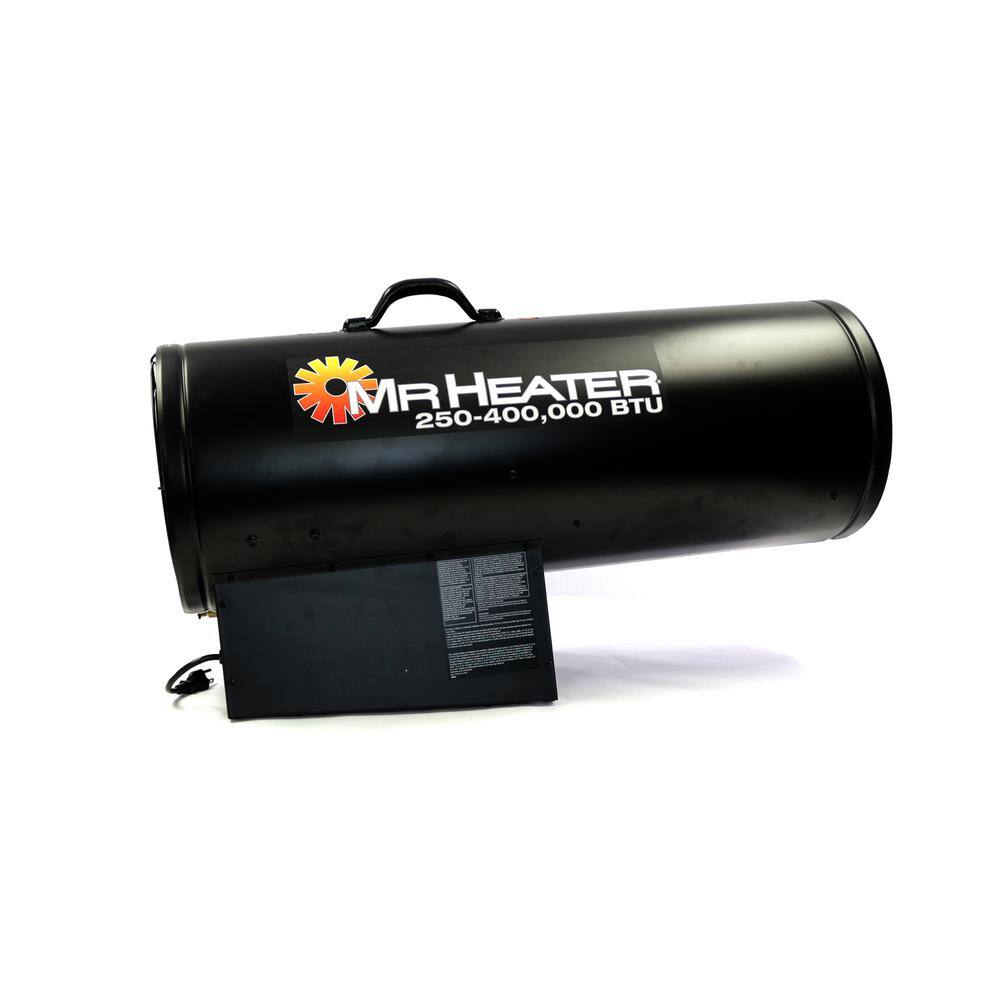 Mr. Heater 400000 BTU Forced Air Propane Space Heater with 10 ft. Hose and Regulator MH400FAVT