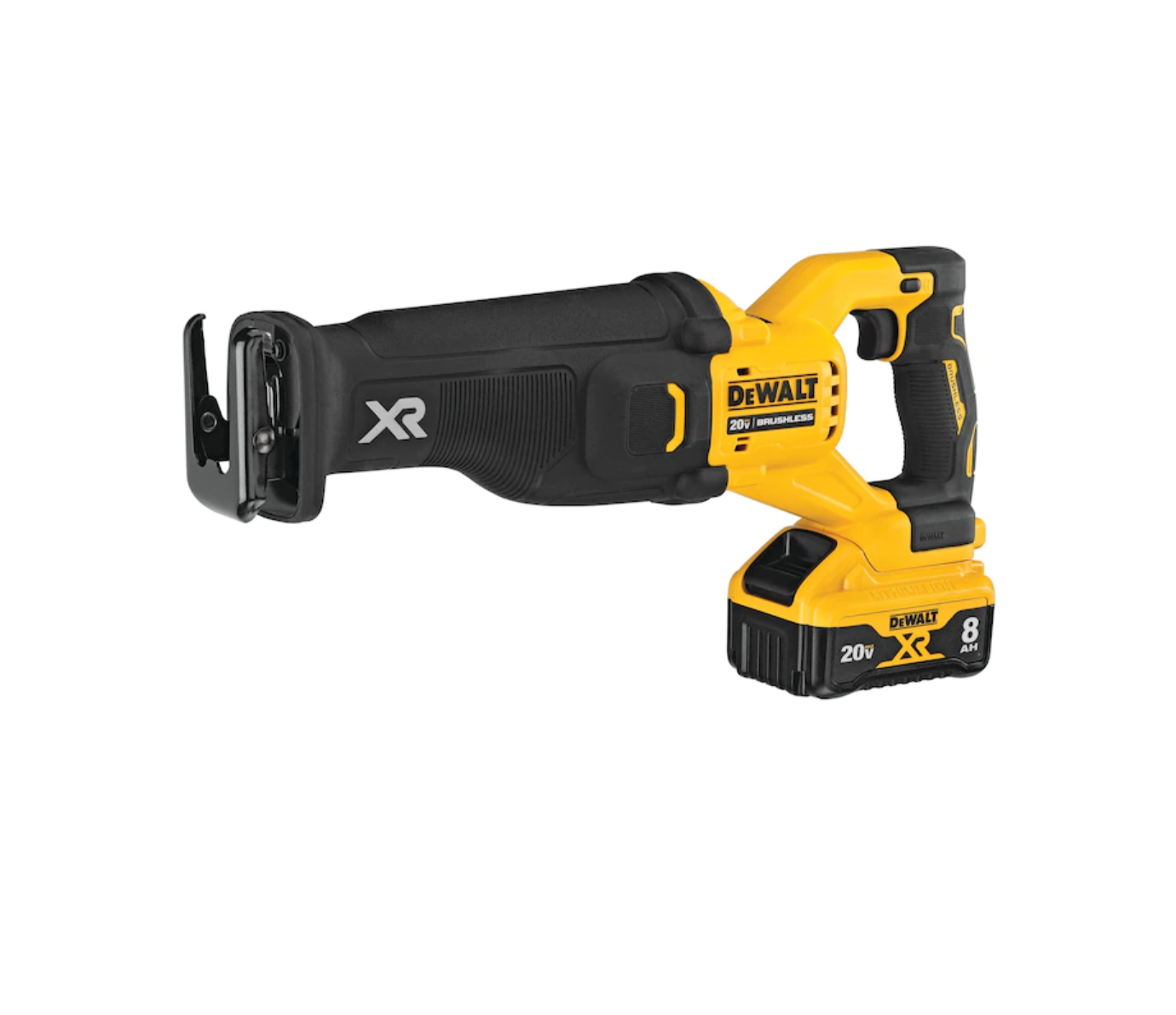 DEWALT DCS368W1 XR POWER DETECT 20-volt Max Variable Speed Brushless Cordless Reciprocating Saw (Charger Included and Battery Included)