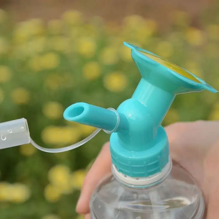 2 In 1 Plastic Sprinkler Nozzle  Bottle Shower Cap Flower Plant Vegetable Watering Device Watering Can Sprinkler