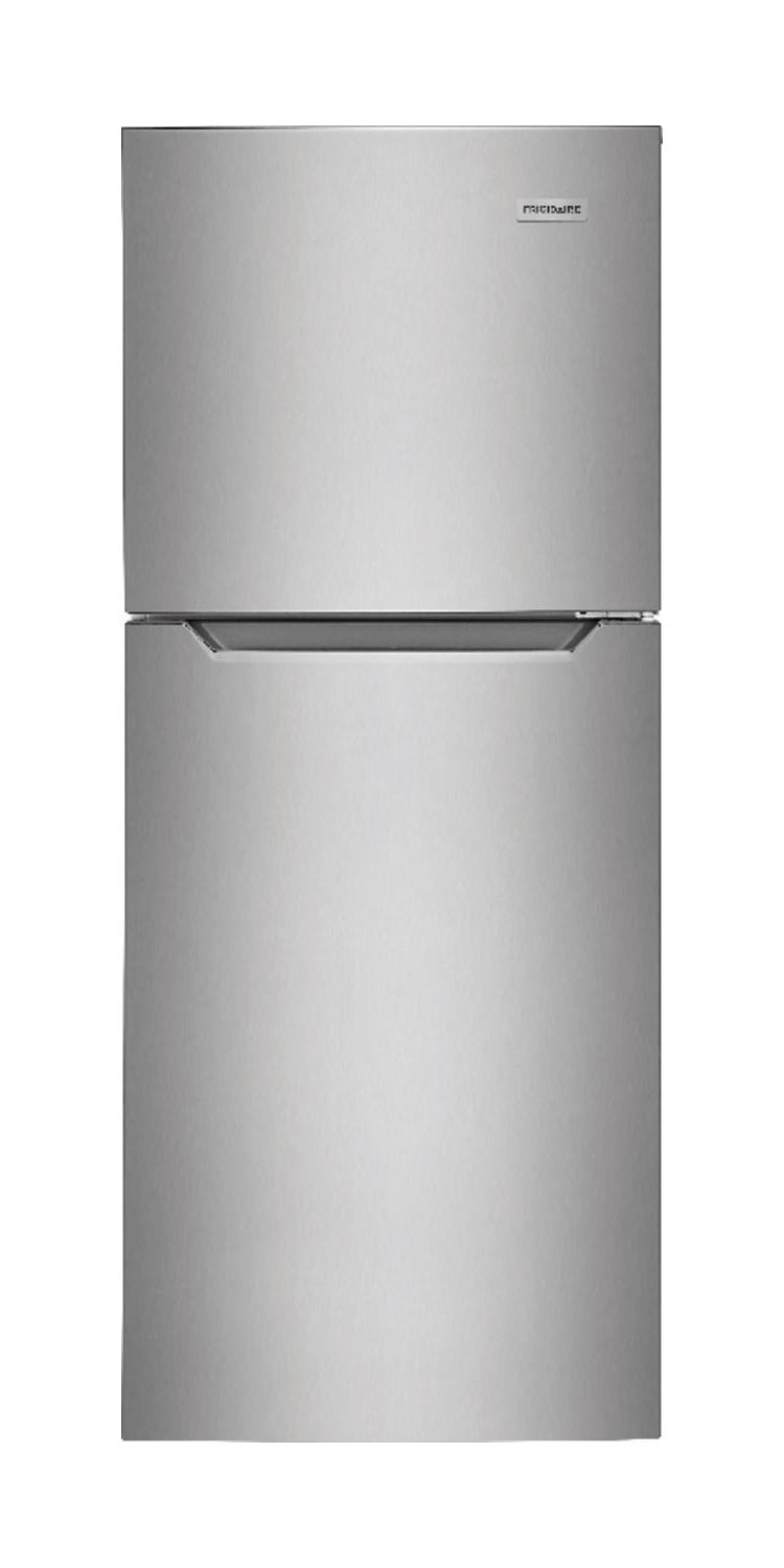 Frigidaire ADA 10.1 Cu. Ft. Brushed Steel Top Freezer Apartment-Size Refrigerator