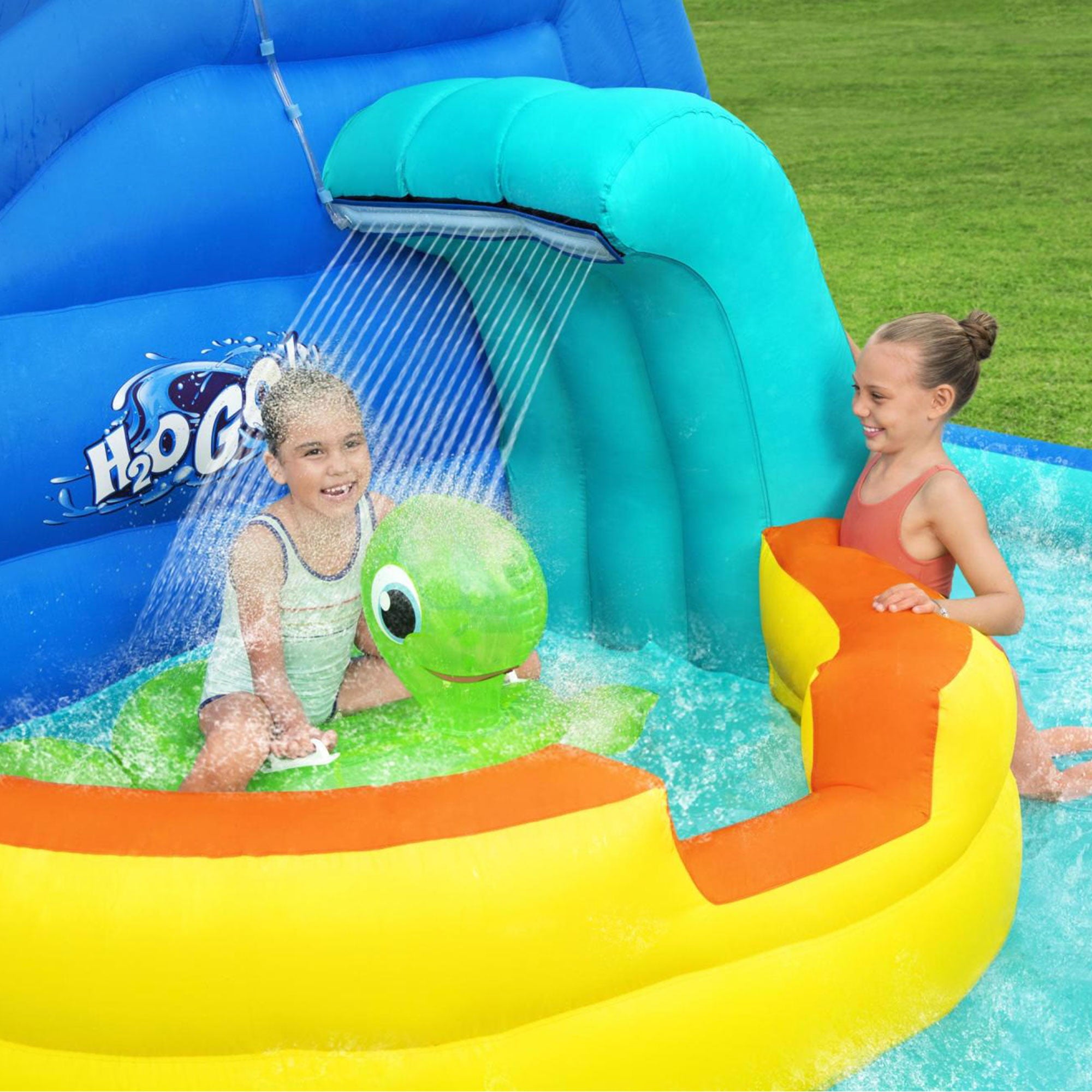 Bestway H2OGO! Wavetastic Inflatable Water Park & Turtle Pool Ride-On Float