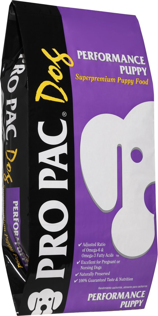 Pro Pac Performance Puppy Chicken Flavored Dry Dog Food， 40-lb bag