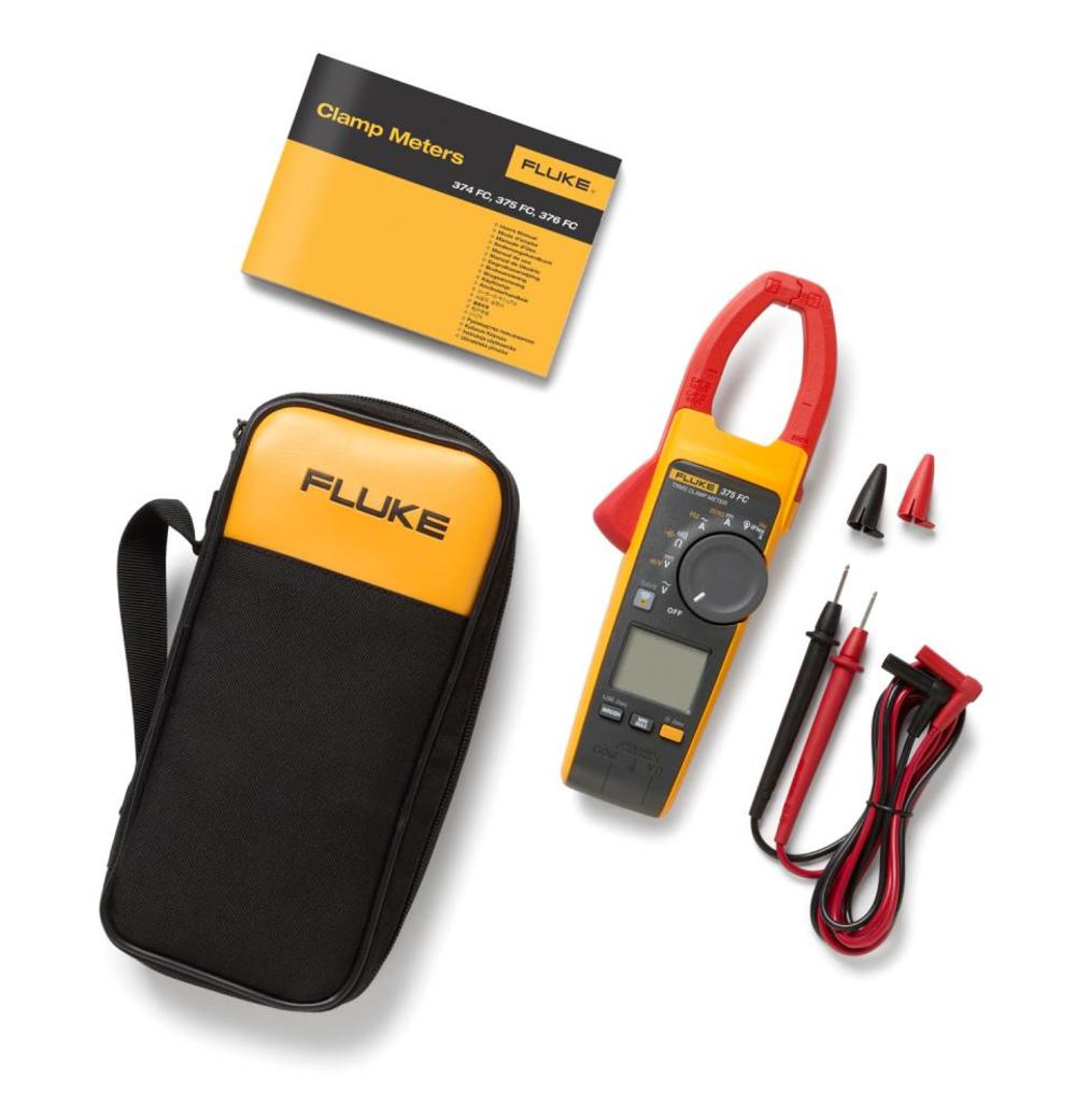 Fluke 375 FC True-RMS AC/DC Clamp Meter ;