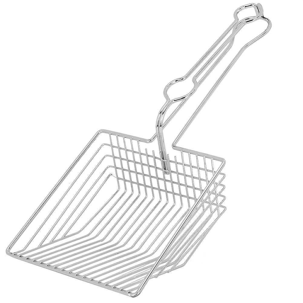 Metal Cat Litter Scoop Scooper Poop Pet Sand Shovel Cleaning Tool Hollow Design